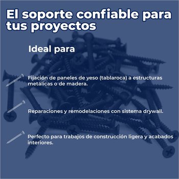 Tornillo Estándar 7 mm x 2 pulgadas Panel Rey (Precio por kilo)