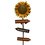 Estaca decorativa para jardín figura Girasol letreros 1.06 M