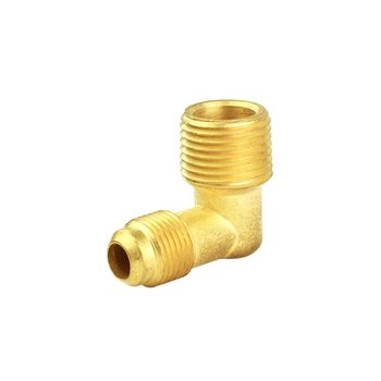 Codo Terminal Latón Gas 5/16 x 1/2 pulg 90 Grados