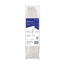 Cincho Plástico Volteck Natural 40 cm Tensión 22 kg