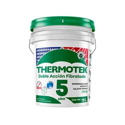 Thermotek Impermeabilizante Fibratado Doble Acción 19 Lts
