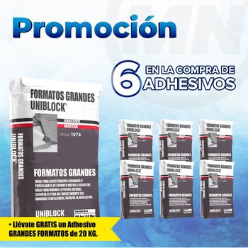 Paquete Adhesivo Grandes Formatos 20KG 6+1
