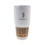 Vaso térmico blanco con popote 28oz