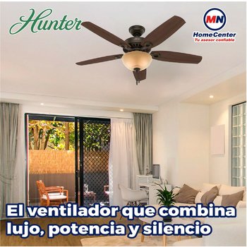 Ventilador Builder Deluxe 52 pulg Bronce nuevo Hunter