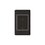 Placa de Contacto Duplex Color Negro Luxica