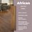 Piso African Walnut Café Daltile 20x90 cm