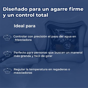 Llave Maneral Tritón Grande Helvex Cromo C-12