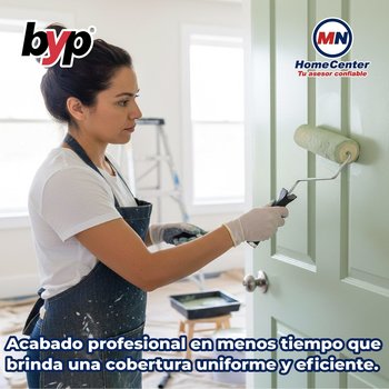 Rodillo de uso profesional para superficies lisas BYP 3/8 pulg