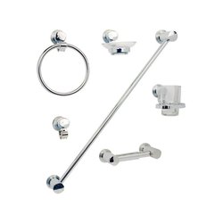 Juego Accesorios Cromados Empotrar Corinto Rugo Juego Accesorios Cromados Empotrar Corinto Rugo