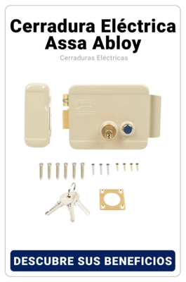 Cerradura Eléctrica Assa Abloy Botón Integrado