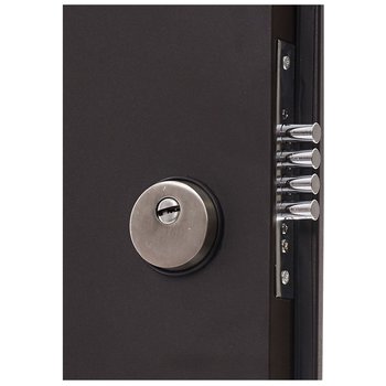 Puerta Izq Serie 5 Alta Seguridad 95X213 MTS CHOCOLATE