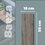 Piso Baeza Tabaco Daltile 18x50 cm