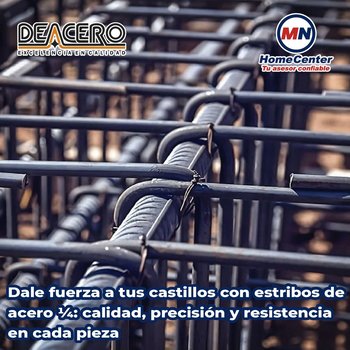 Estribo Castillo ¼ 15 x 15 70 pz (10-10cm) Medida Física