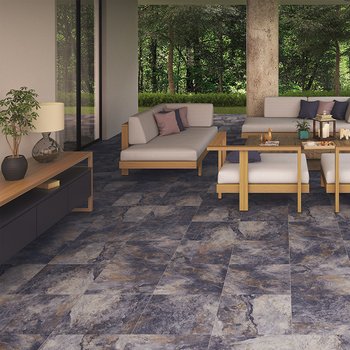 Piso Alaska Blackburn Tipo Piedra Vitromex 45x45 cm