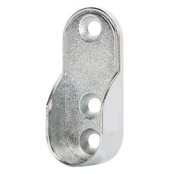 Brida para Tubo Ovalado Handy Home Cromo