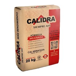 Saco de Cal Calidra 25 kg para construcción y acabados