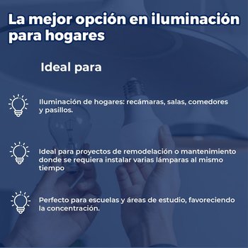 Paquete Foco Led 10 Piezas 9 Watts Luz Blanca Aksi