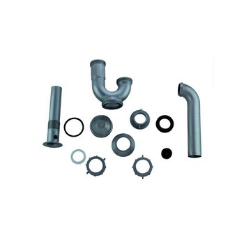 Trampa Lavabo con Contra Plateado Coflex