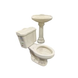 Paquete sanitario Oxford color marfil marca Cato