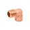Codo Cobre Rosca Exterior Reducido 90 x 19 x 13 mm ¾ x ½
