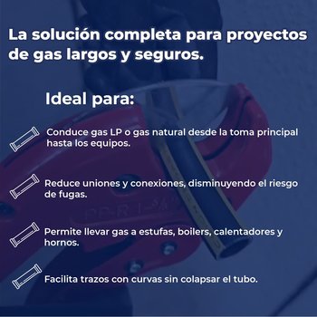 Tubo Gas 20 MM 1/2 Rollo 100 ML