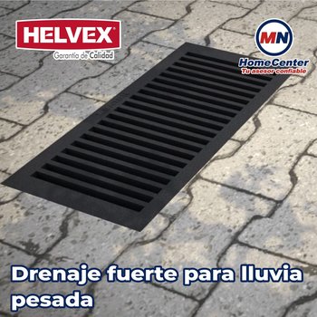 Coladera de Rejilla Rectangular Con Campana Helvex 2714
