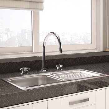 Mezcladora Fregadero Helvex Tritón ME-302