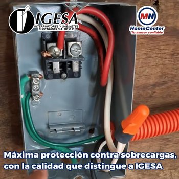 Centro Carga Igesa 2 Circuitos Sobreponer