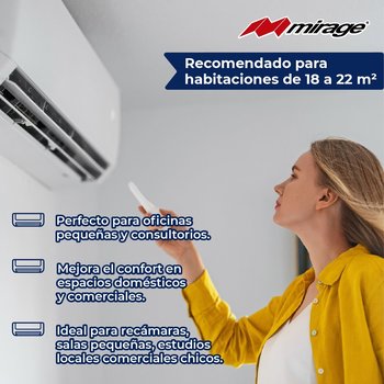MINISPLIT 1 TONELADA SOLO FRIO 110V LIFE 12