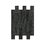 Muro Stonefort Black Daltile 34 x 45 cm