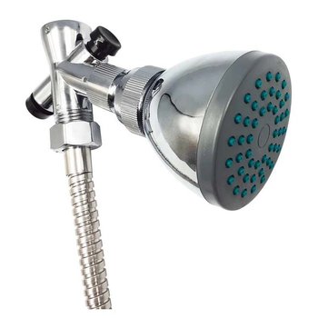 Regadera Manual Rugo sin brazo y Chapeton 44-T