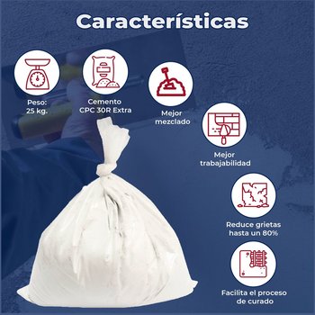 Cemento Cemex Blanco (Precio por kg)