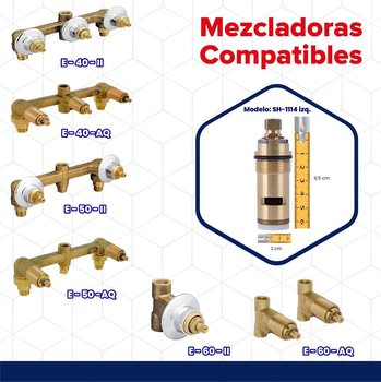 Valvex V Izquierdo Grande SH1114 Helvex