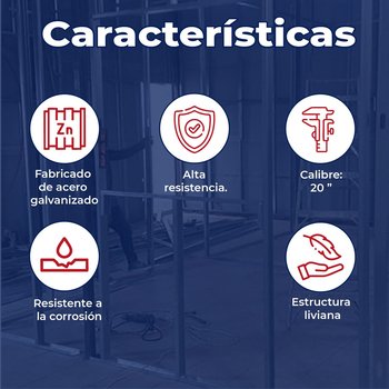 Poste Viga Panel Rey Calibre 20 4.10X3.05 M