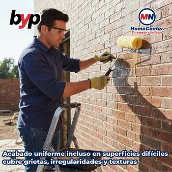 Rodillo de uso profesional para superficies rugosas BYP 1 pulg