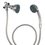 Regadera Manual Rugo sin brazo y Chapeton 44-T