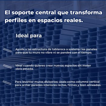 Poste Metálico Calibre 26 4.10X2.44 M