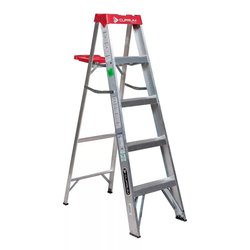 Escalera Tijera Cuprum Aluminio 4 Peldaños 1.53 Mts