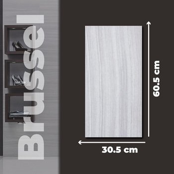 Piso Brussel Gris Daltile 30.5x60.5 cm