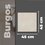 Piso Burgos Crema Daltile 45x45 cm