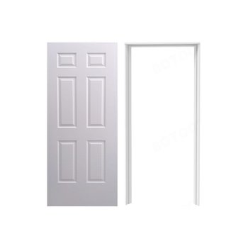 Paquete Puerta Lamina Clásica 90X2.10 M Con Marco Metálico