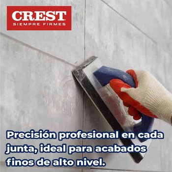 Boquilla sin arena 5 kg Crest color plata Juntacrest ultramax