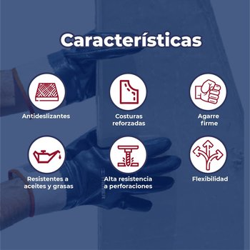 Guantes de algodón recubiertos de nitrilo unitalla