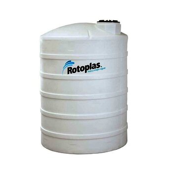 Tanque Rotoplas Blanco 5001 Lt Estándar 1.83 x 2.34 m