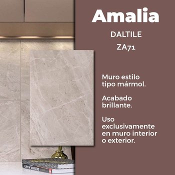 Muro Tipo Mármol Amalia Marfil Daltile 30 x 45 cm