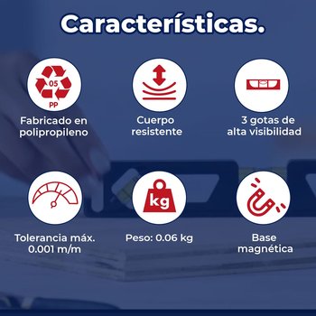 Nivel Torpedo Pretul Magnético 9 Pulgadas