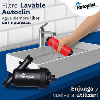 Filtro Lavable de Discos Rotoplas