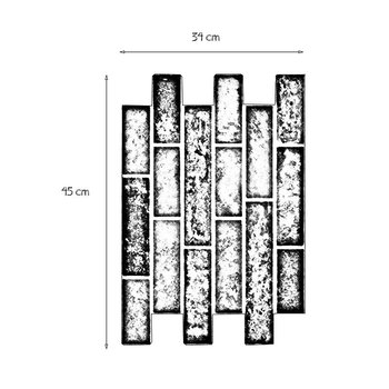 Muro Divana Brown Daltile 34 x 50 cm