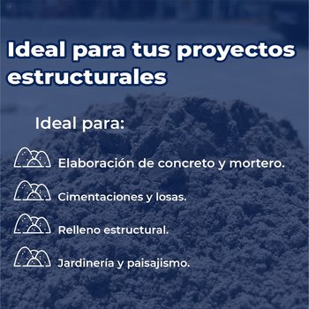 Arena Rio Gruesa Cribada .025 m3