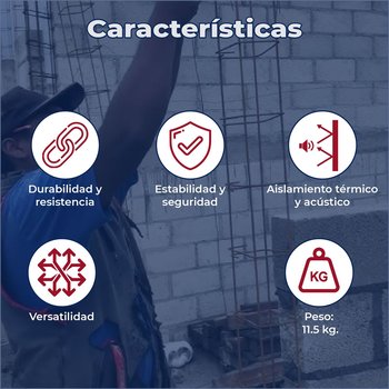 Block Pesado 10 x 20 x 40 cm